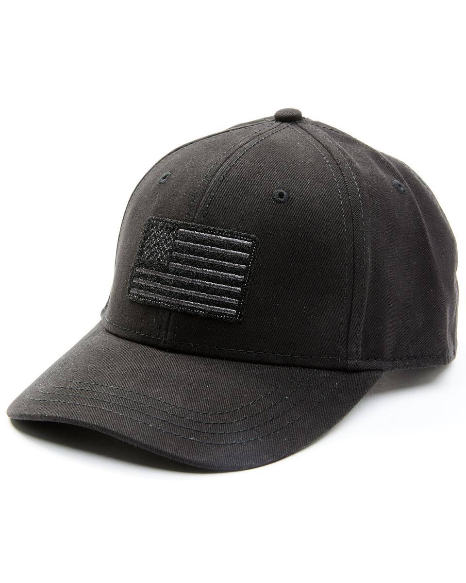 H3 - American Flag Hat (FOR Men) - Black (O/S )