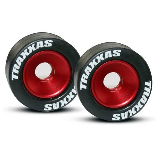 Traxxas Wheelie Bar Wheels Stampede - Red Aluminum, 2wd