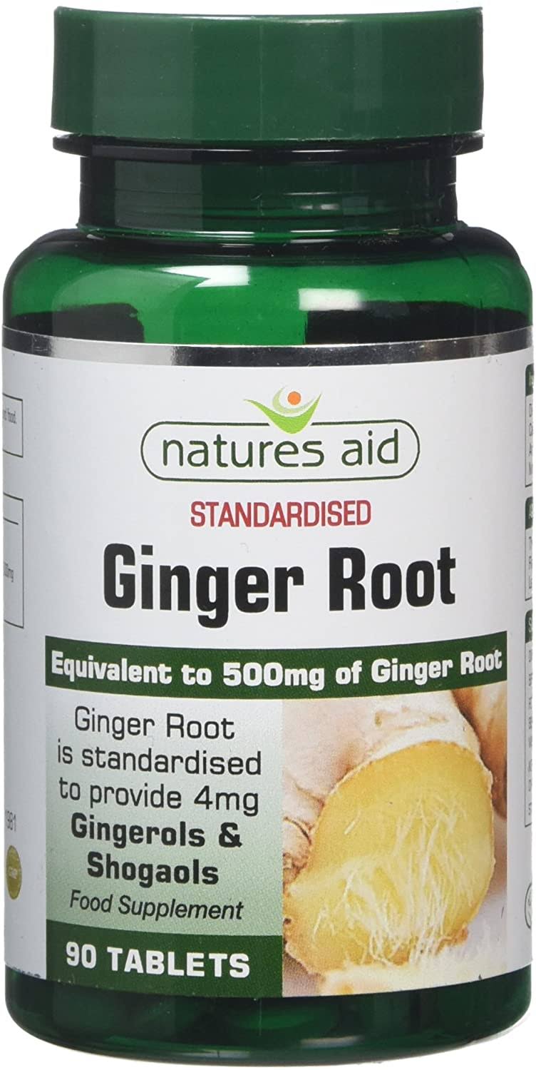 Natures Aid Ginger Root - 90 Tablets