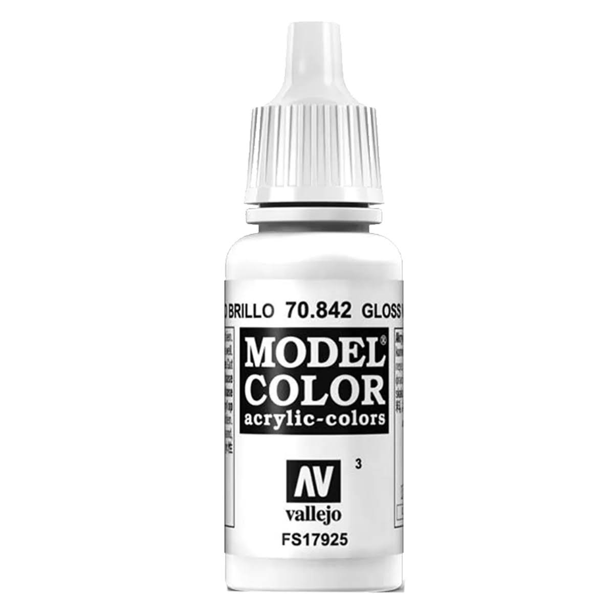 Vallejo Paint - 17ml, 70842 Glossy White
