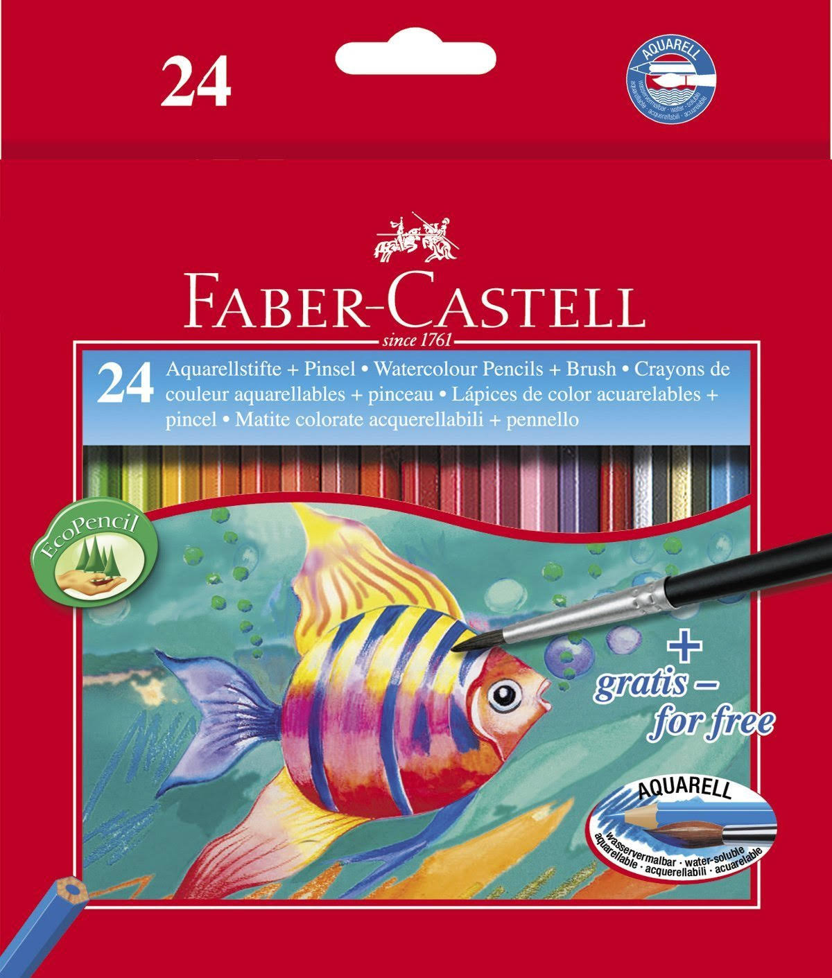 Faber-Castell Water Colour Pencils - 24 Pack