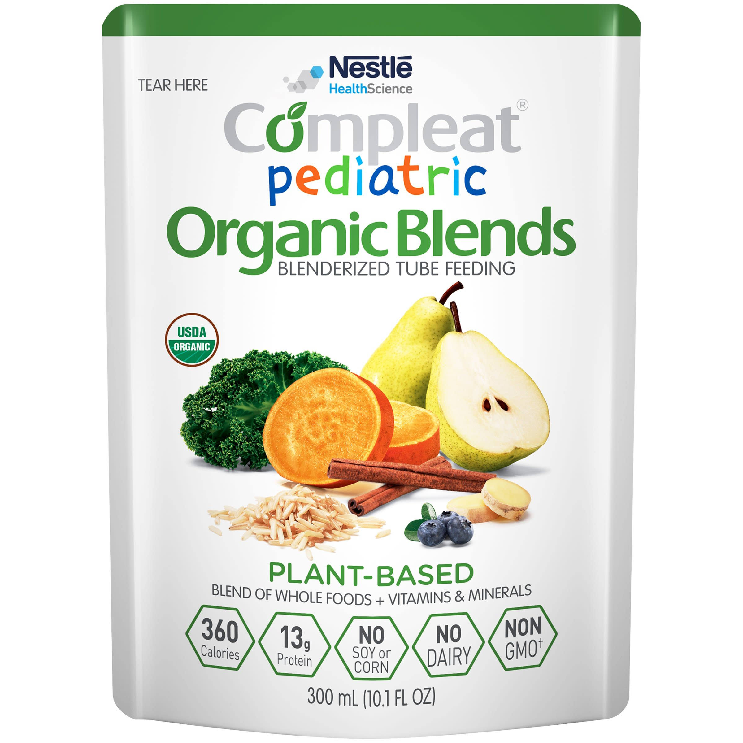 Nestle Healthcare Nutrition Compleat Pediatric Organic Blends Oral Supplement / Tube Feeding Formula