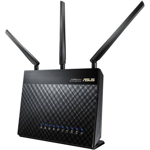 Asus Ac1900 Dual Band Gigabit Wifi Router - Black