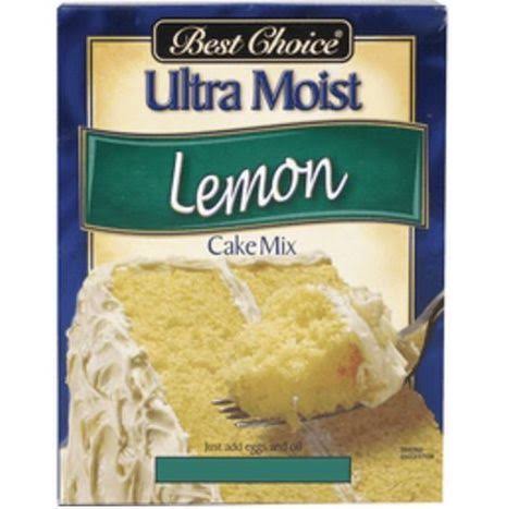 Best Choice Ultra Moist Lemon Cake Mix - 16.5 Ounces - Fligner's Market - Delivered by Mercato