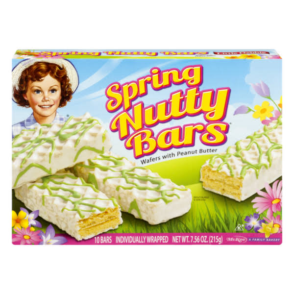 Little Debbie Nutty Bars, Spring - 10 bars, 7.56 oz