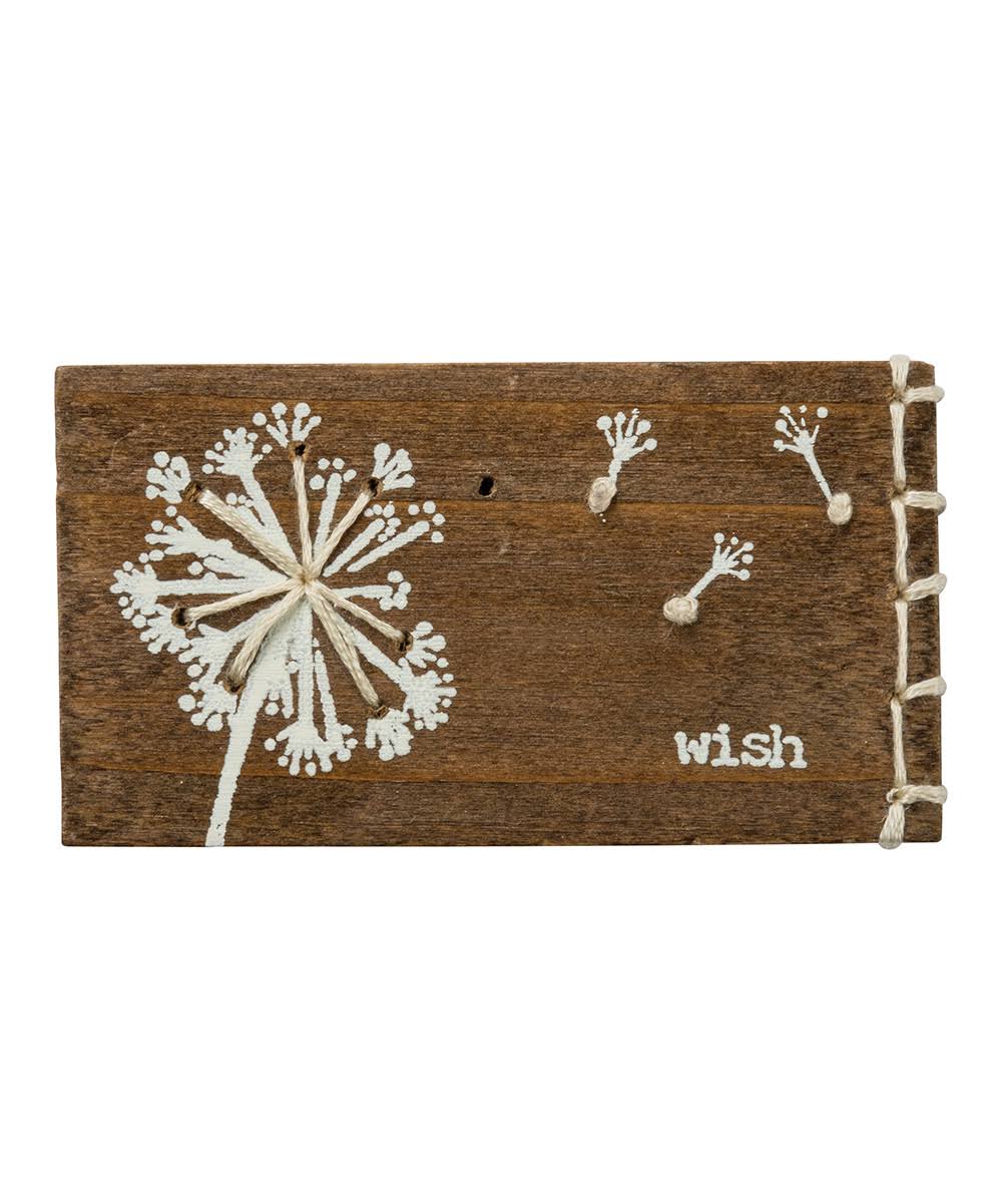 Primitives by Kathy 'Wish' String Wood Box Sign One-Size