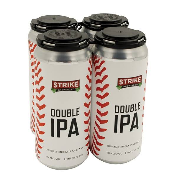 Strike Brewing Co Double IPA - 16 fl oz