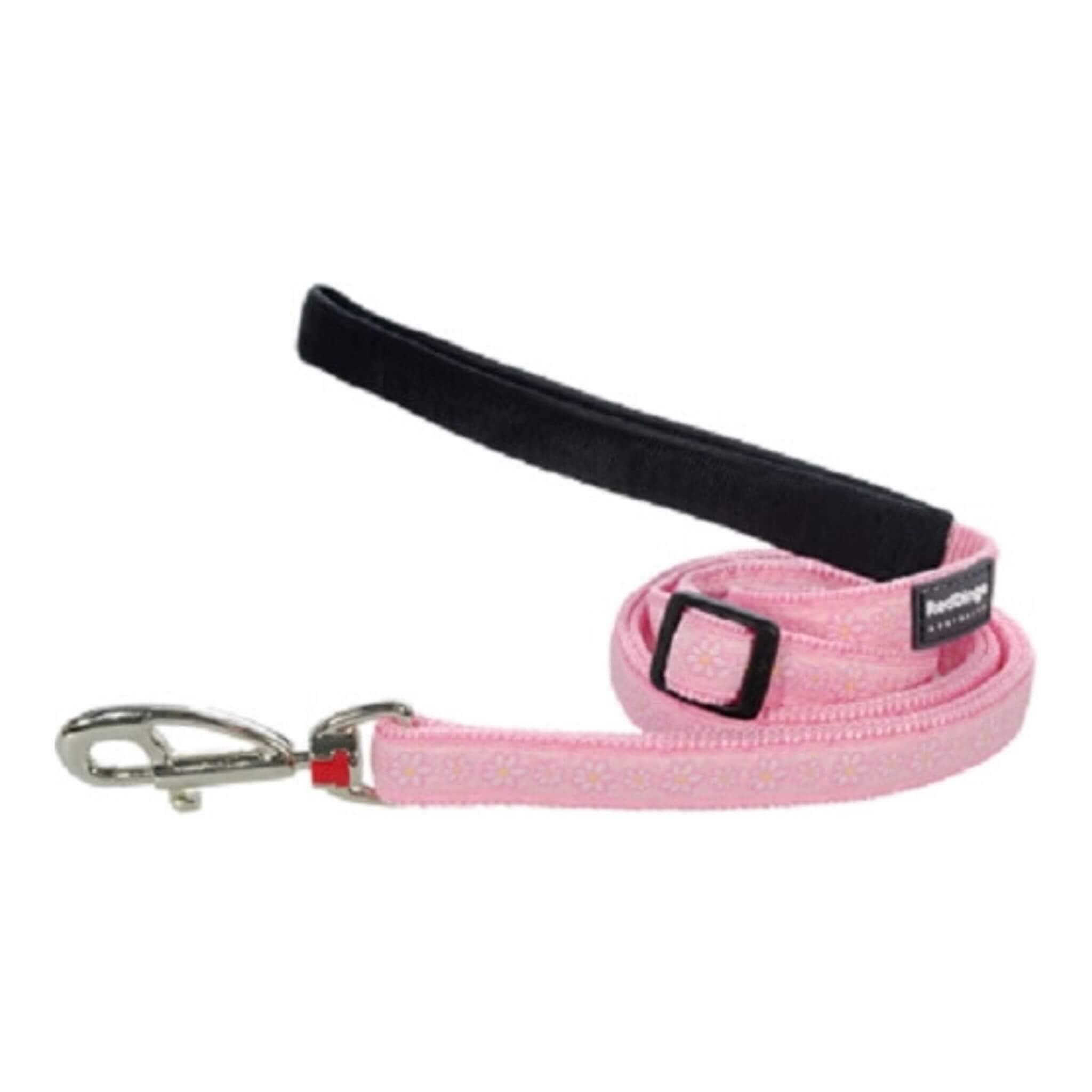 Red Dingo Classic Dog Lead Pink Small