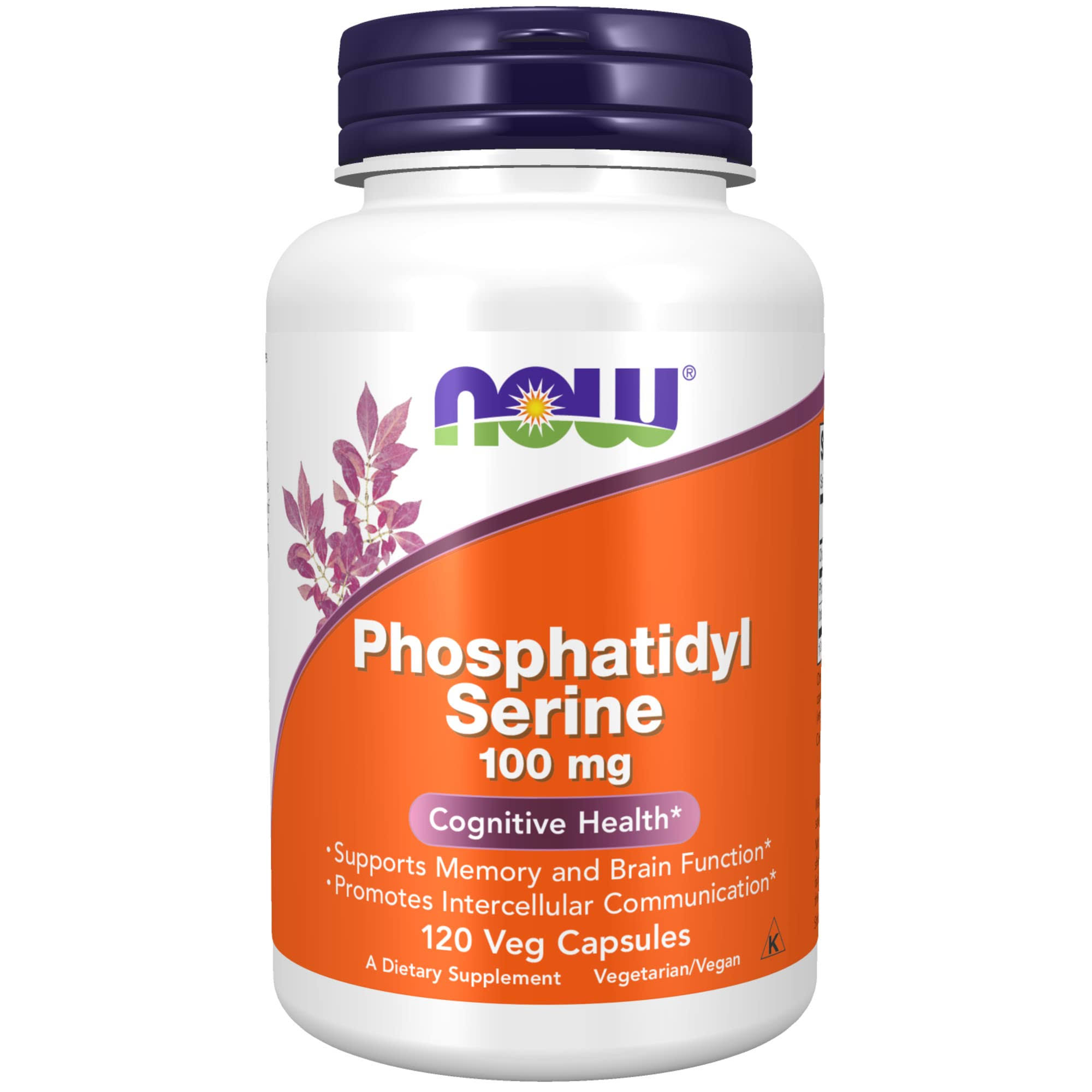 Now Foods Phosphatidyl Serine Supplements - 120 Capsules