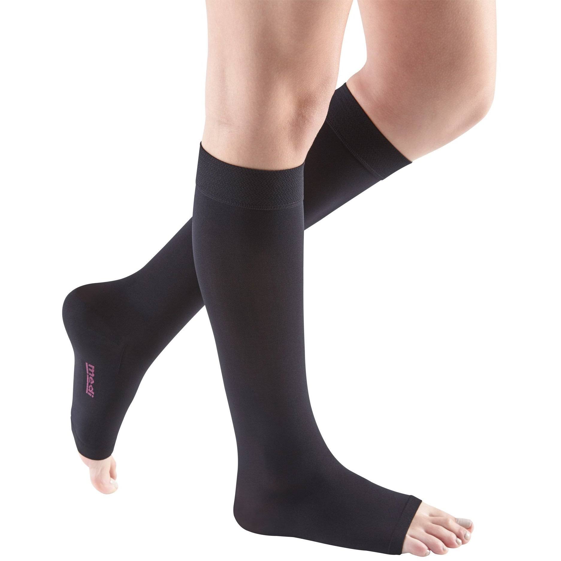 Medi Comfort Knee High Closed Toe Compression Stocking - Natural, 20-30mmhg