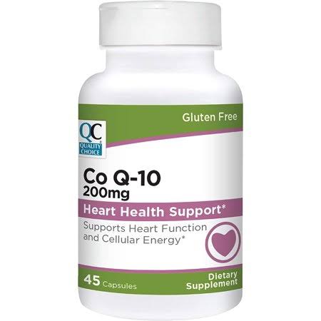 Co Q-10 200 mg Capsules 45 ct
