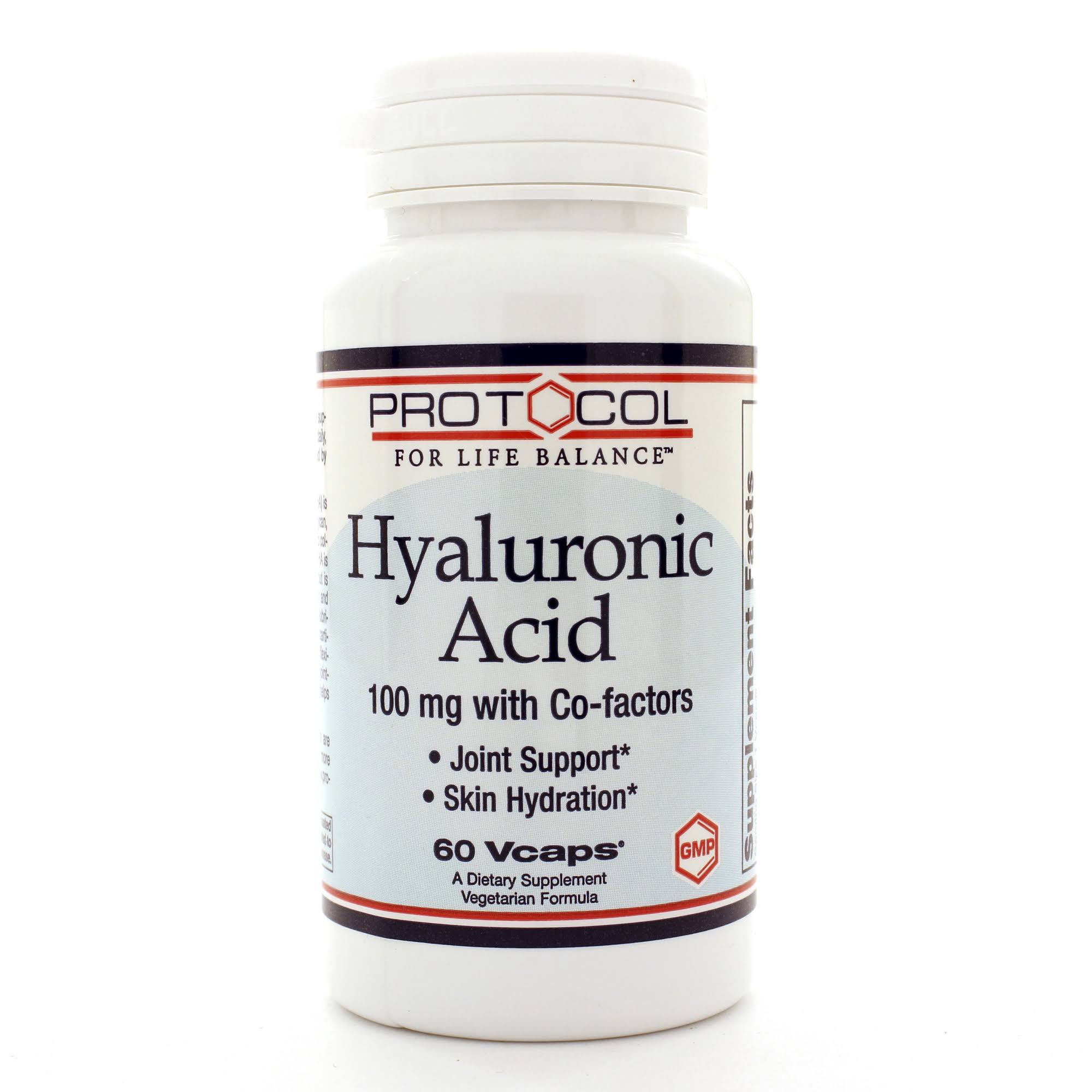 Protocol For Life Balance Hyaluronic Acid Supplement - 100mg, 60 Vegetable Capsules