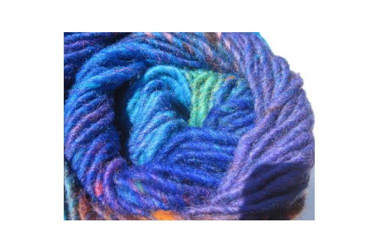 Noro Kureyon, 40 - Aqua-Brown-Purple Multi | Knitting & Crochet