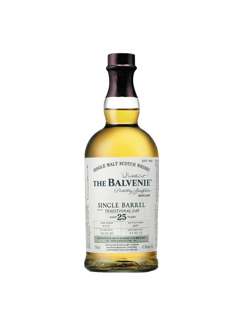 Balvenie 25 Year Old Single Barrel Traditional Oak Single Malt Scotch Whisky