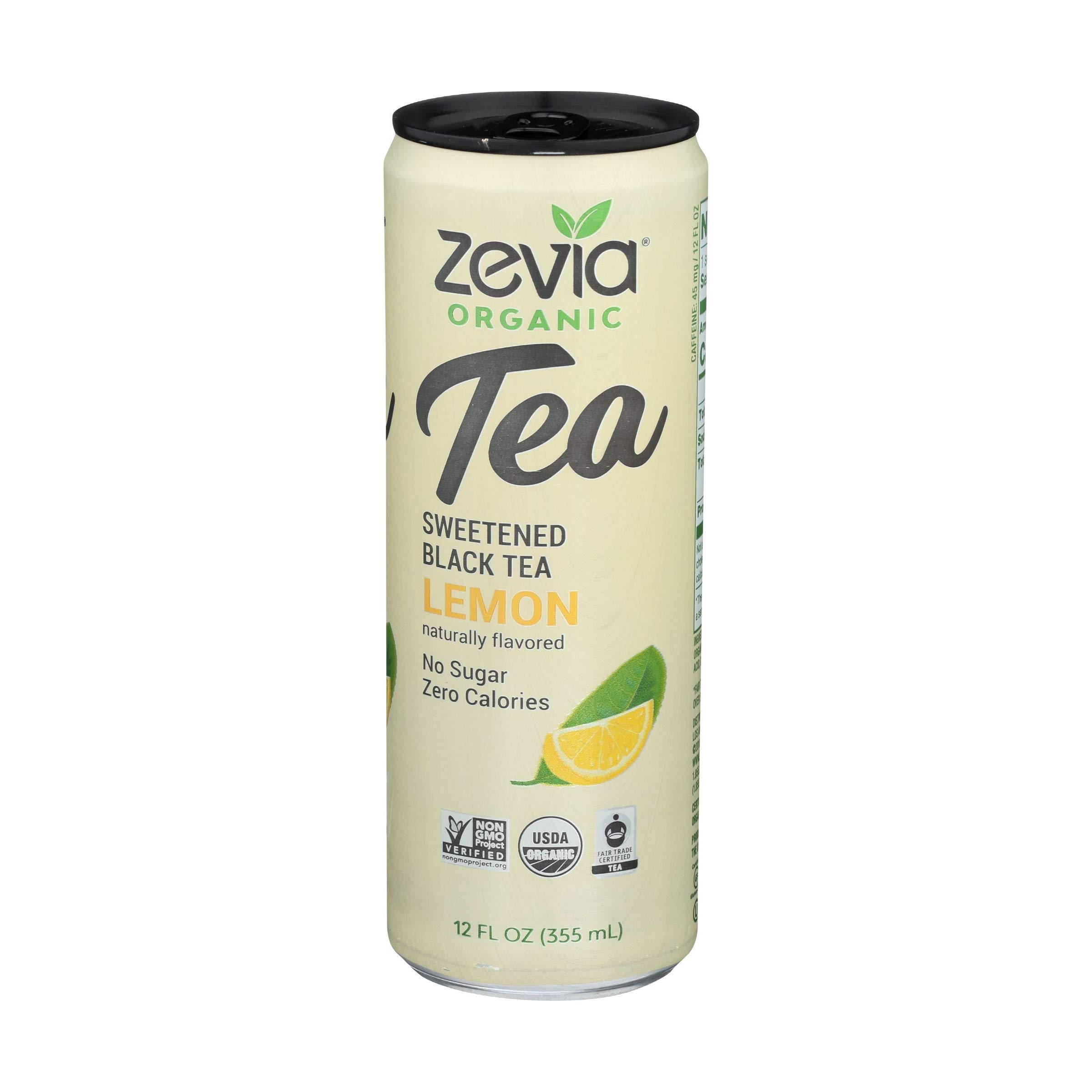 Zevia - Tea Black Lemon - Case of 12 - 12 FZ
