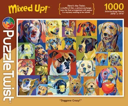 Doggone Crazy! - Mixed Up! Series 1,000 Piece Jigsaw Puzzle