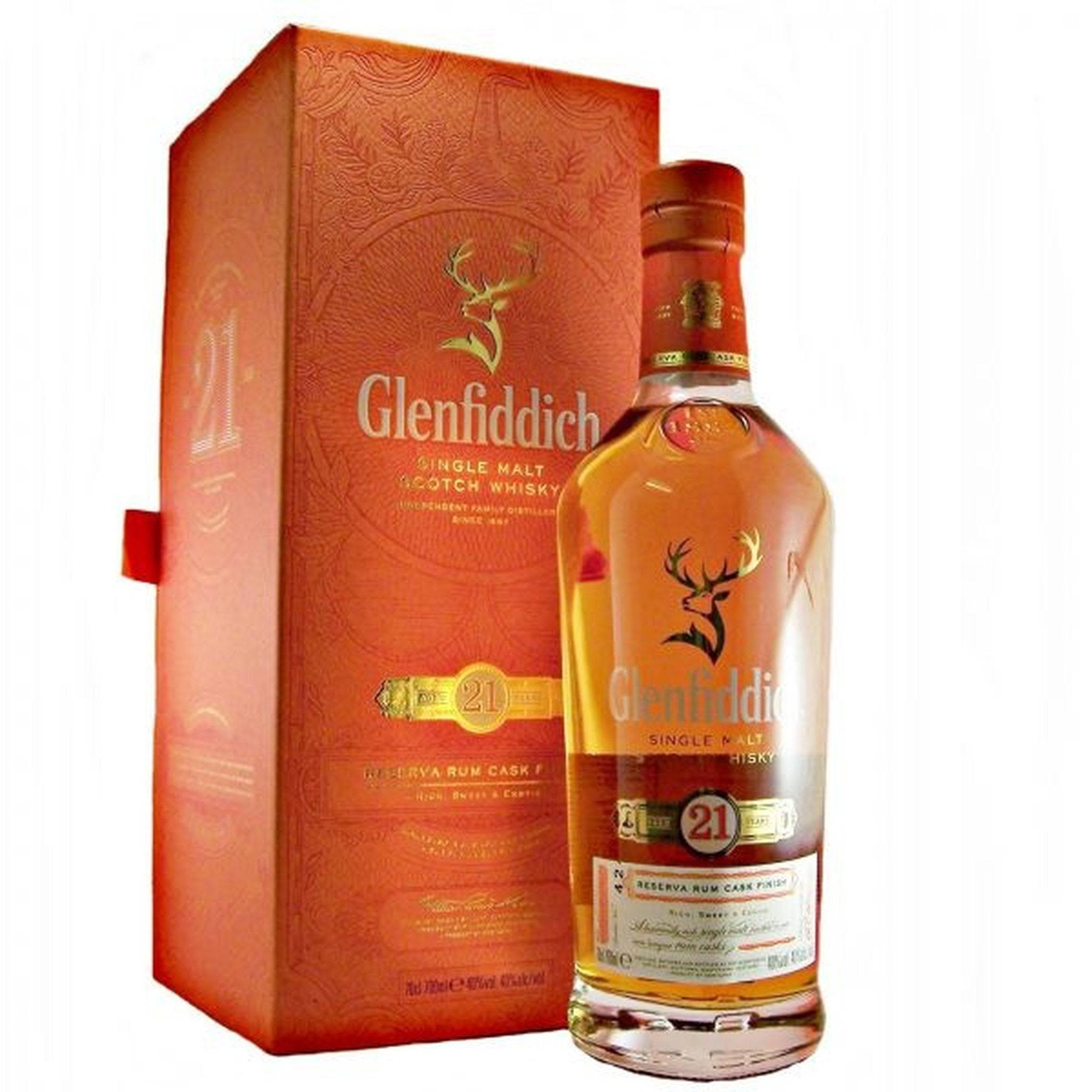 Glenfiddich Scotch Single Malt 21 Year Old - 750 ml bottle