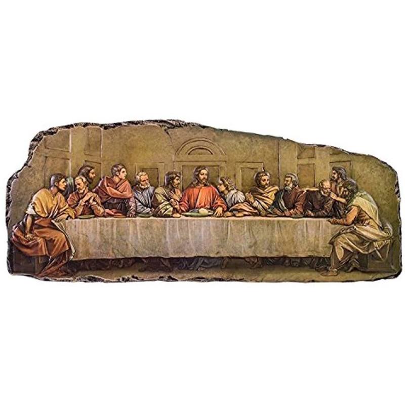 Roman 18.5" Resin Last Supper Plaque