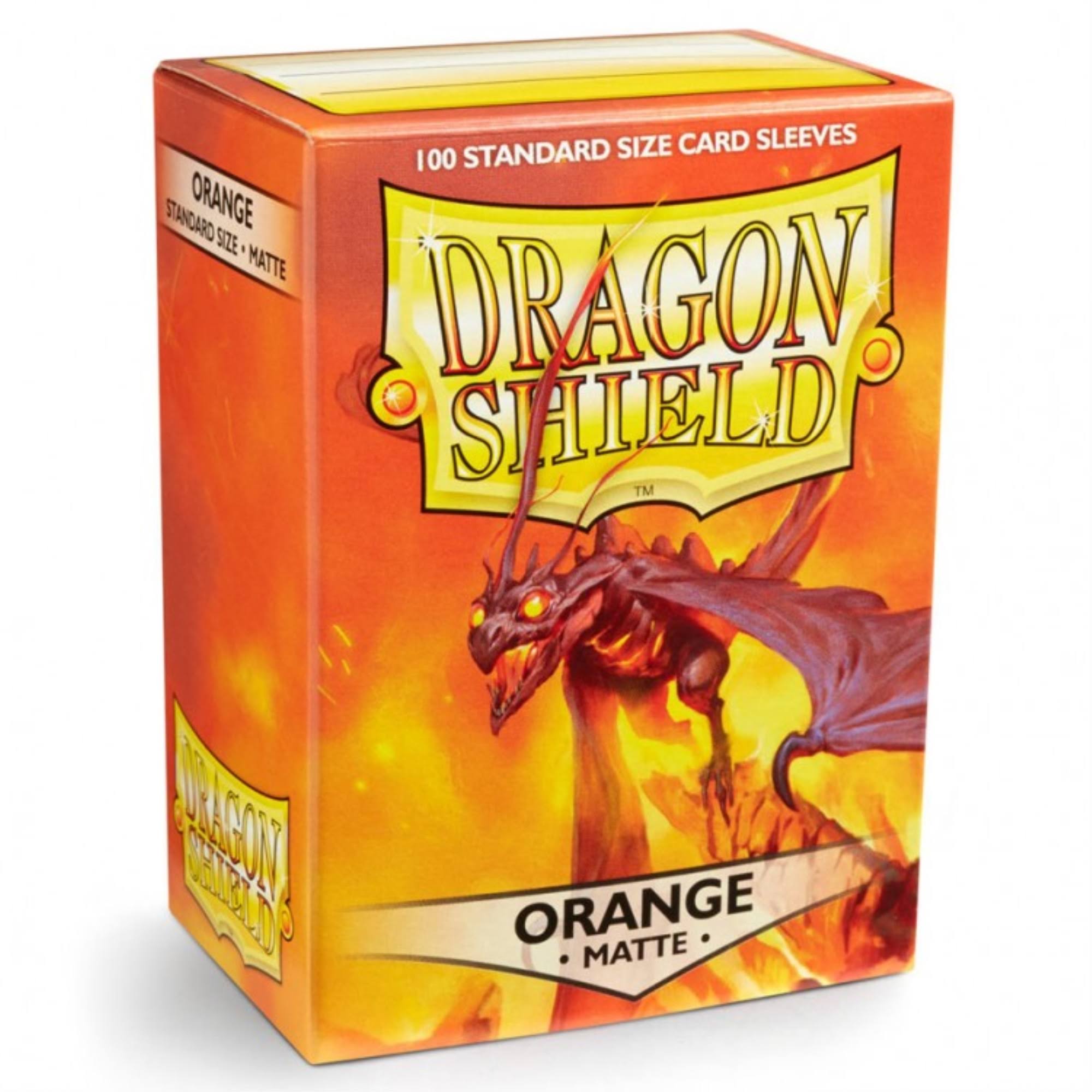 Dragon Shield Sleeves: Matte Orange, Box Of 100