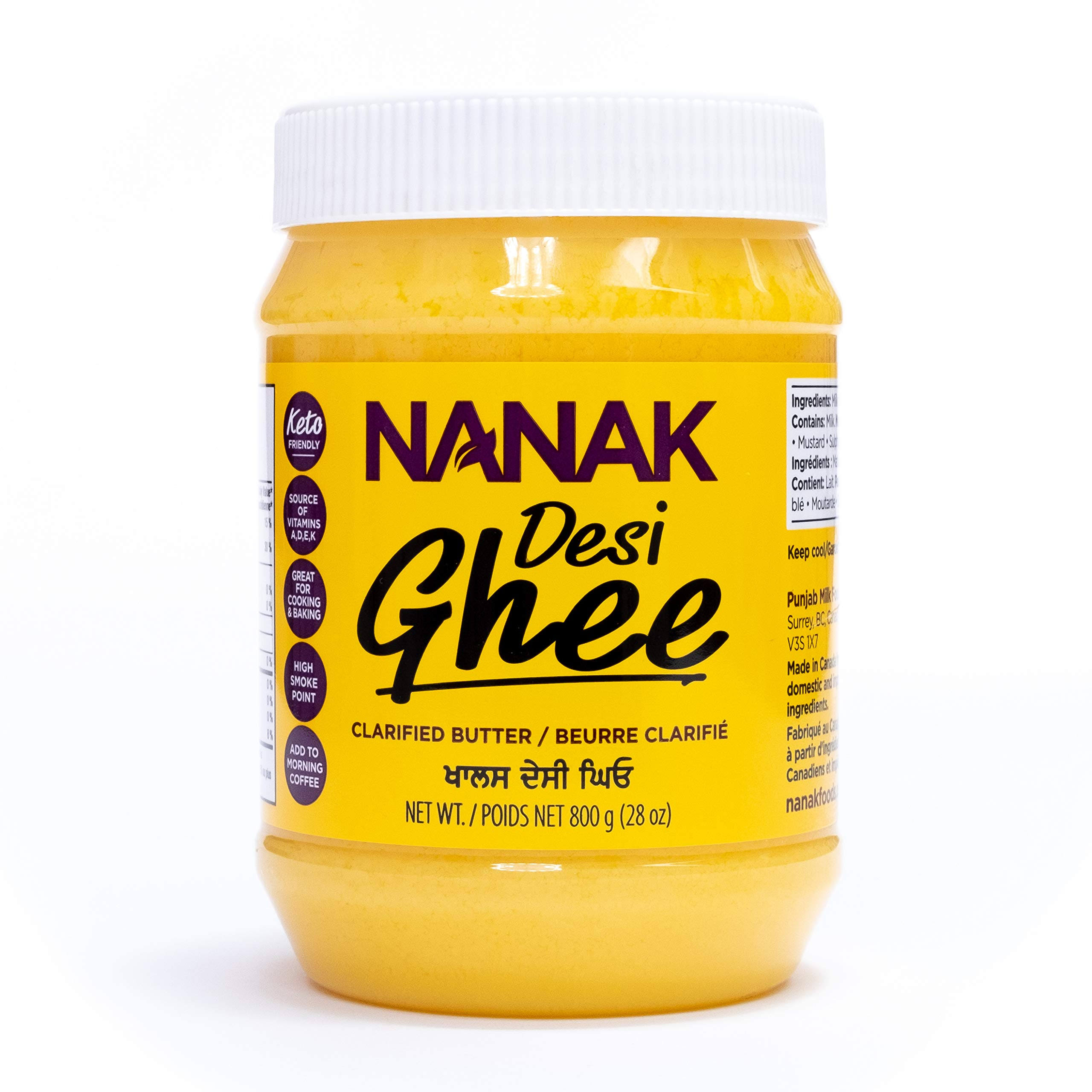 Nanak Pure Desi Ghee Clarified Butter - 28oz