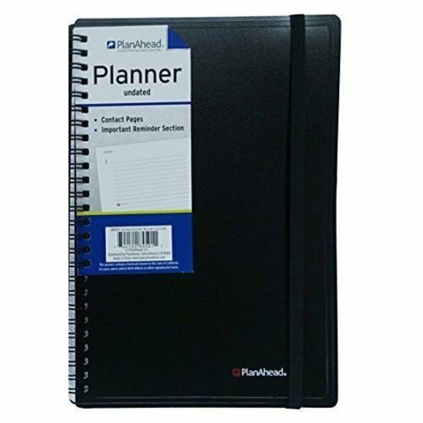 PlanAhead Planning Notebook Assorted 84591, Size: Medium