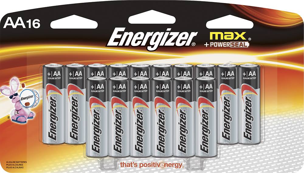 Energizer Max Battery - AA, x16