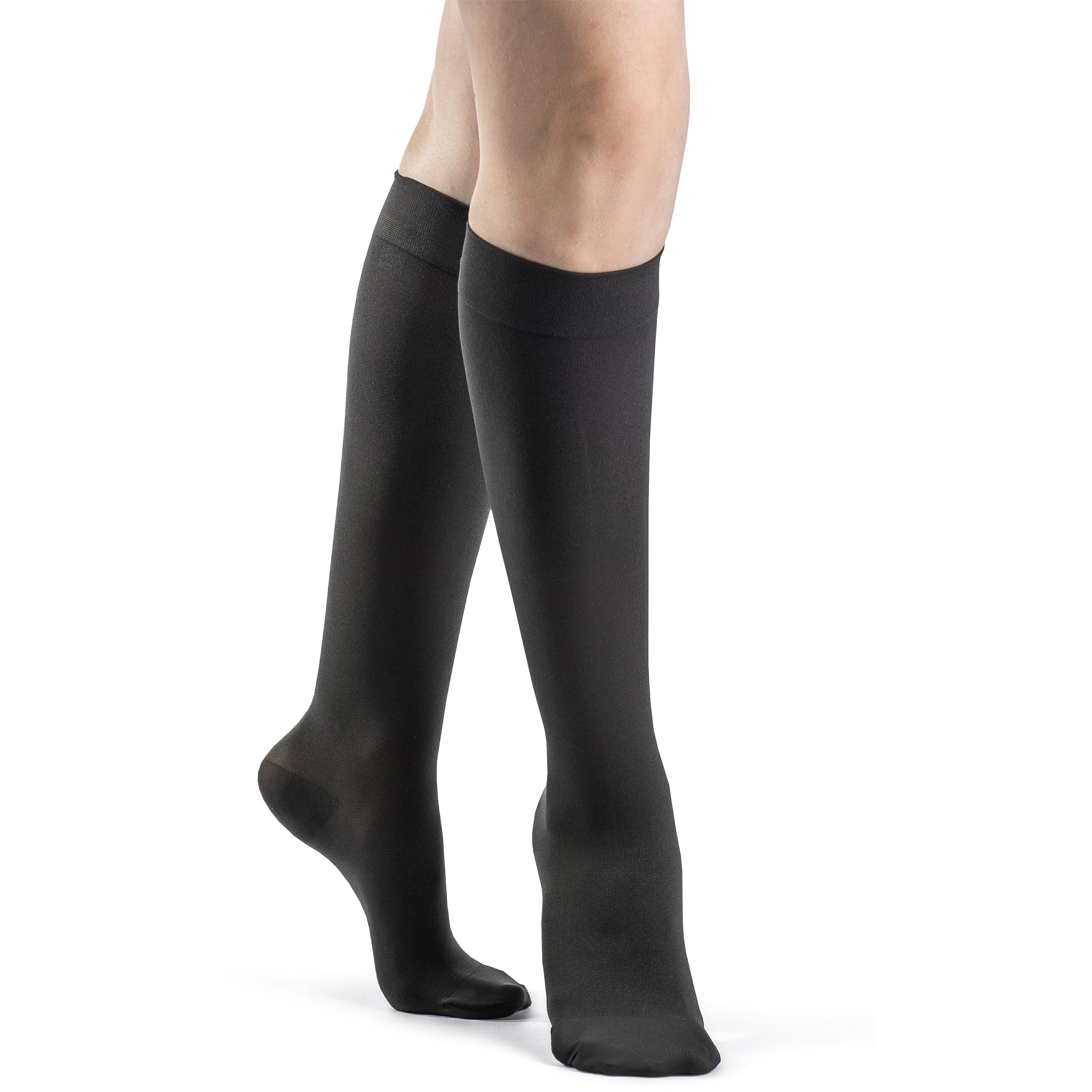Sigvaris Womens Style Soft Opaque 840 Closed Toe Calf-High Socks 15-20