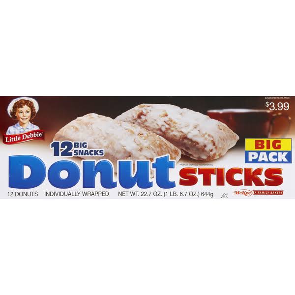 Little Debbie Donut Sticks - 12ct
