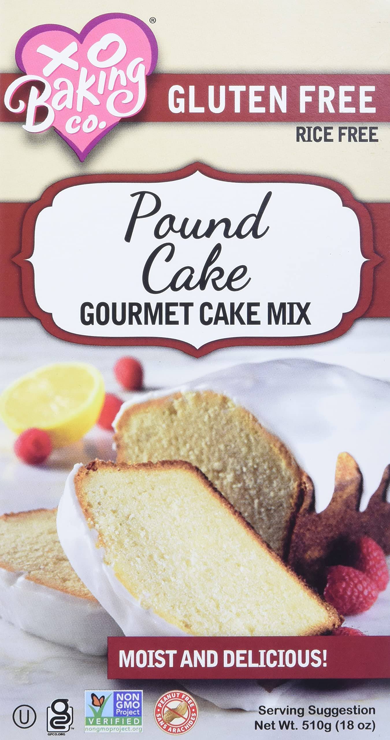 XO Baking Gluten Free Pound Cake Mix - 510g