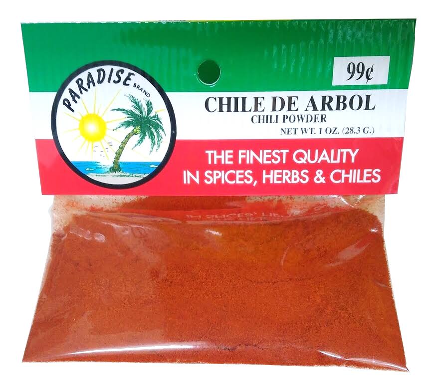 • Spices & Bake Seasoning,Spices Herbs Paradise Chile de Árbol Chili Powder