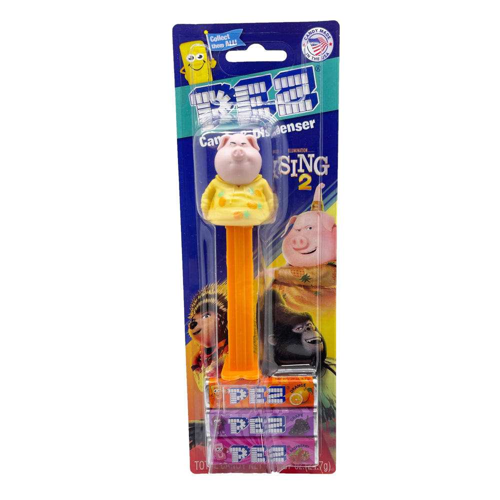 Pez Sing 2 Sweets Dispenser and 3 Candy Packs - 24.7g Blister Pack