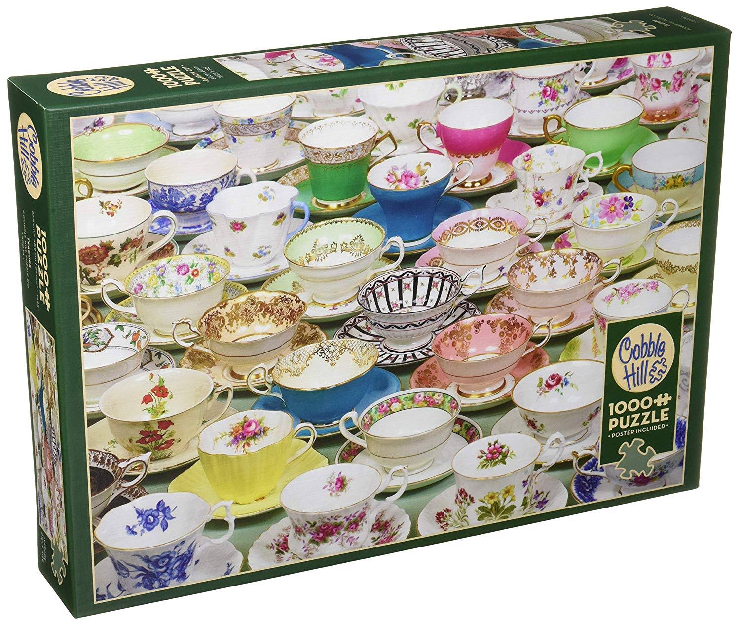 Cobble Hill Tea Cups Jigsaw Puzzle - 1000pcs