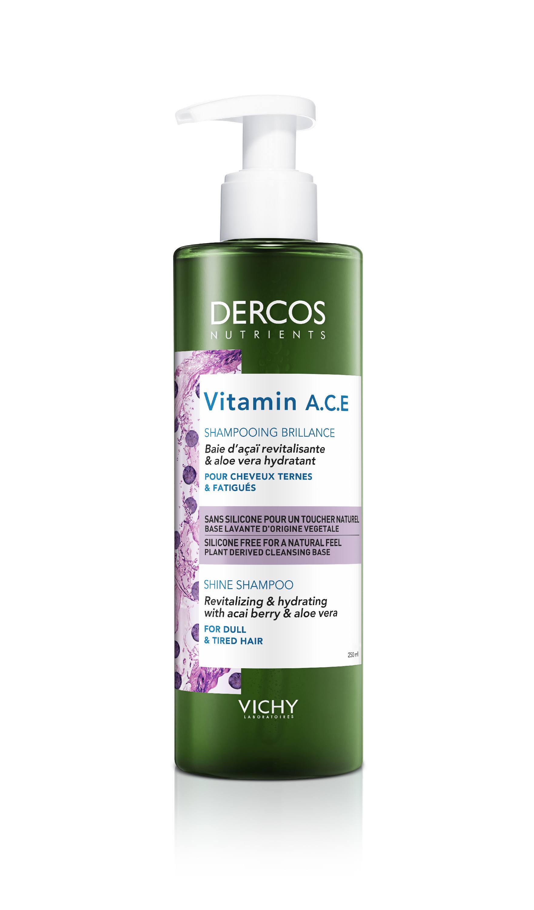 Dercos - Nutrients Vitamin A.C.E Shine Shampoo 250ml