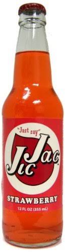 Orca Beverage Jic Jac Soda - Strawberry, 12oz, 12pk