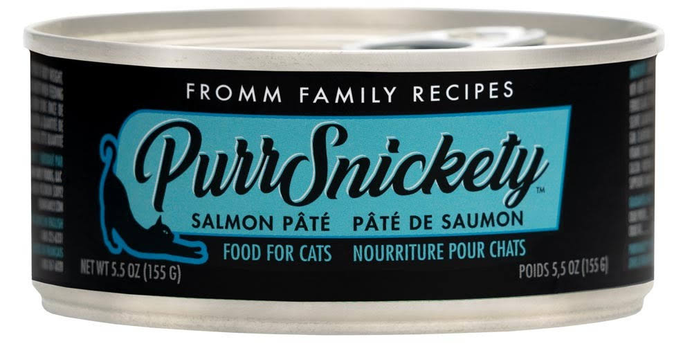 Fromm PurrSnickety Salmon Pate Canned Cat Food - 5.5 oz, Case of 12