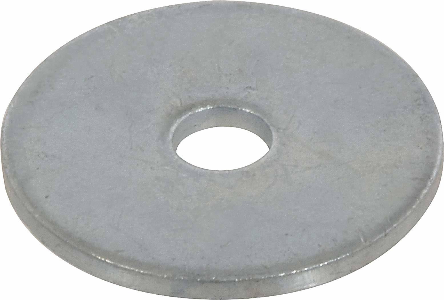 The Hillman Group Fender Zinc Washers - 3/16in x 1in, 100pcs