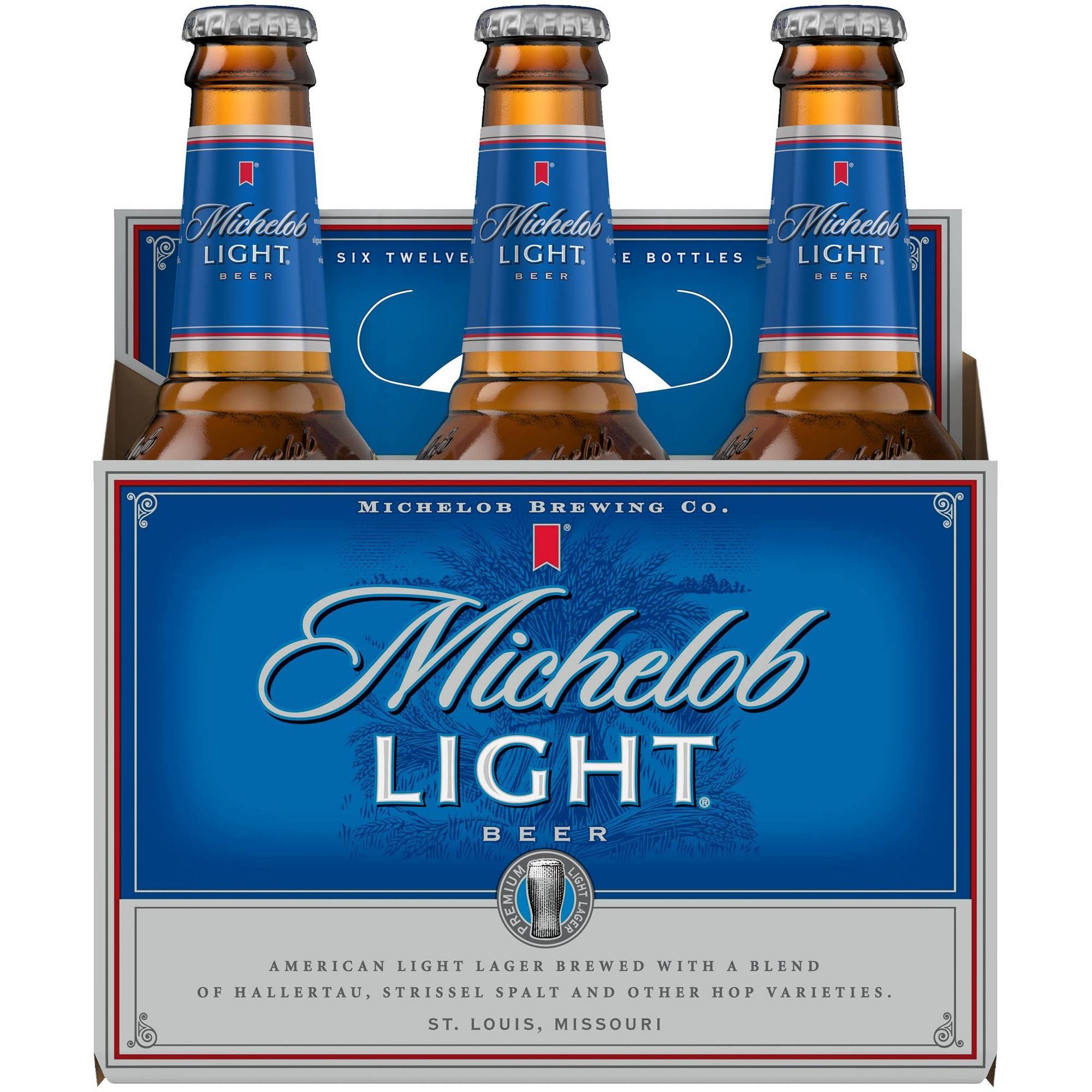 Michelob Light Beer - 6 Bottles