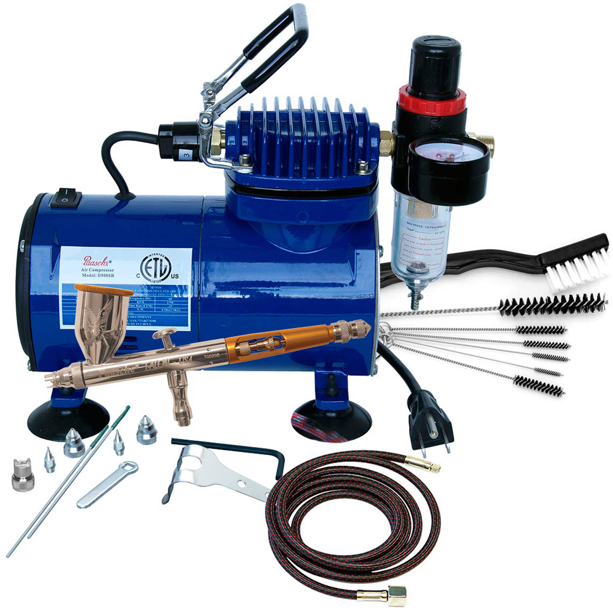 Paasche TG-100D Gravity Feed Airbrush & Compressor Package