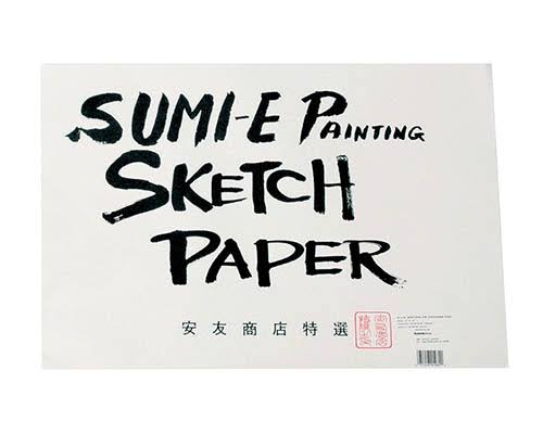 Yasutomo Rice Paper Sketch Pad - 12" x 18", 48 Sheets