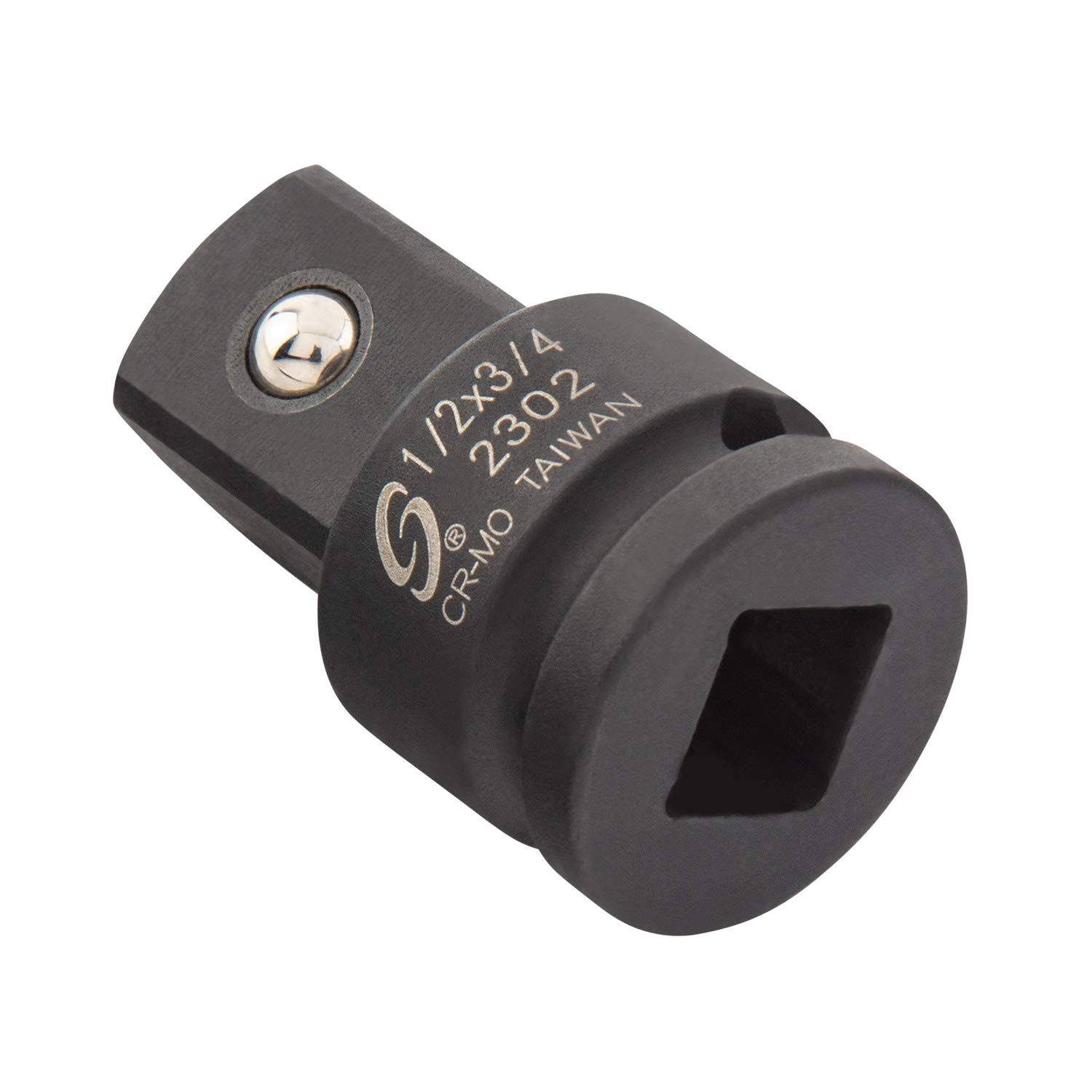 Sunex Tool SU2302 .50 in. Female x .75 in. Male Impact Socket Adapter