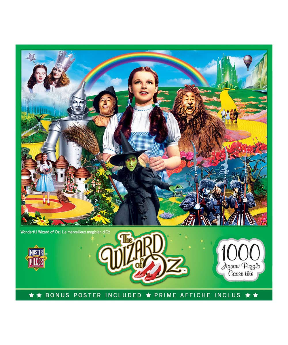 Masterpieces The Wizard of oz Wonderful 1000-Piece Puzzle One-Size