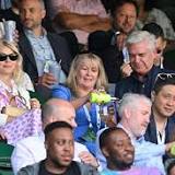 Emotions are high as Holly Willoughby celebrates Emma Raducanu's Wimbledon win over bubbles with husband Dan ...