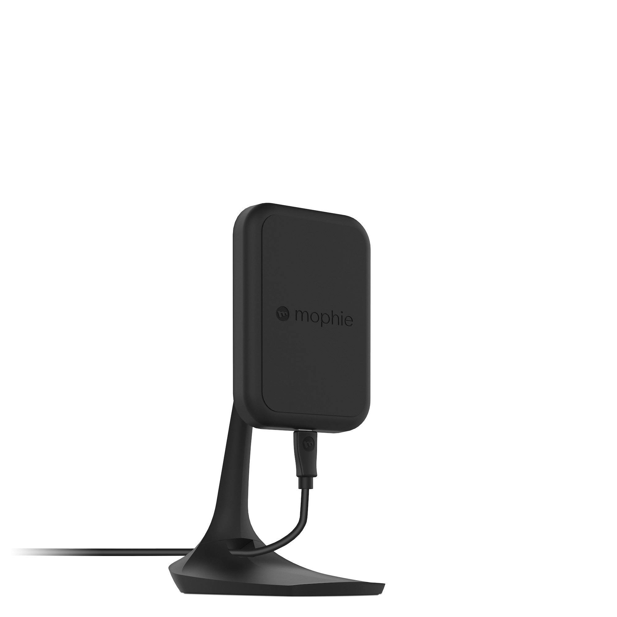 Mophie Charge Force Desk Mount with Wireless Charging - Black
