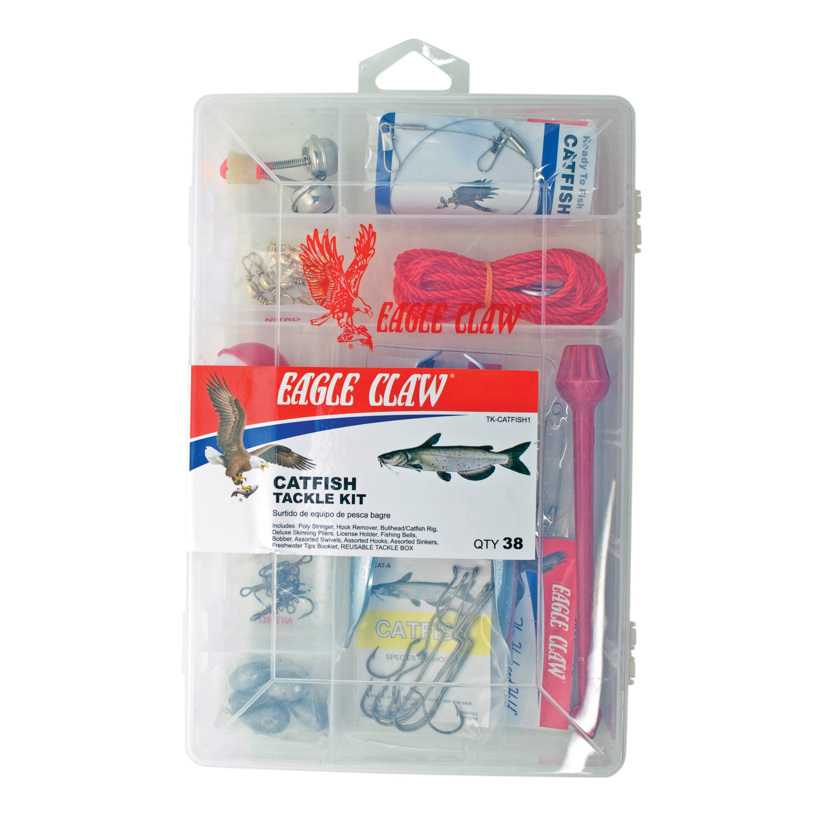 Eagle Claw Catfish Tackle Kit - 38-Pack