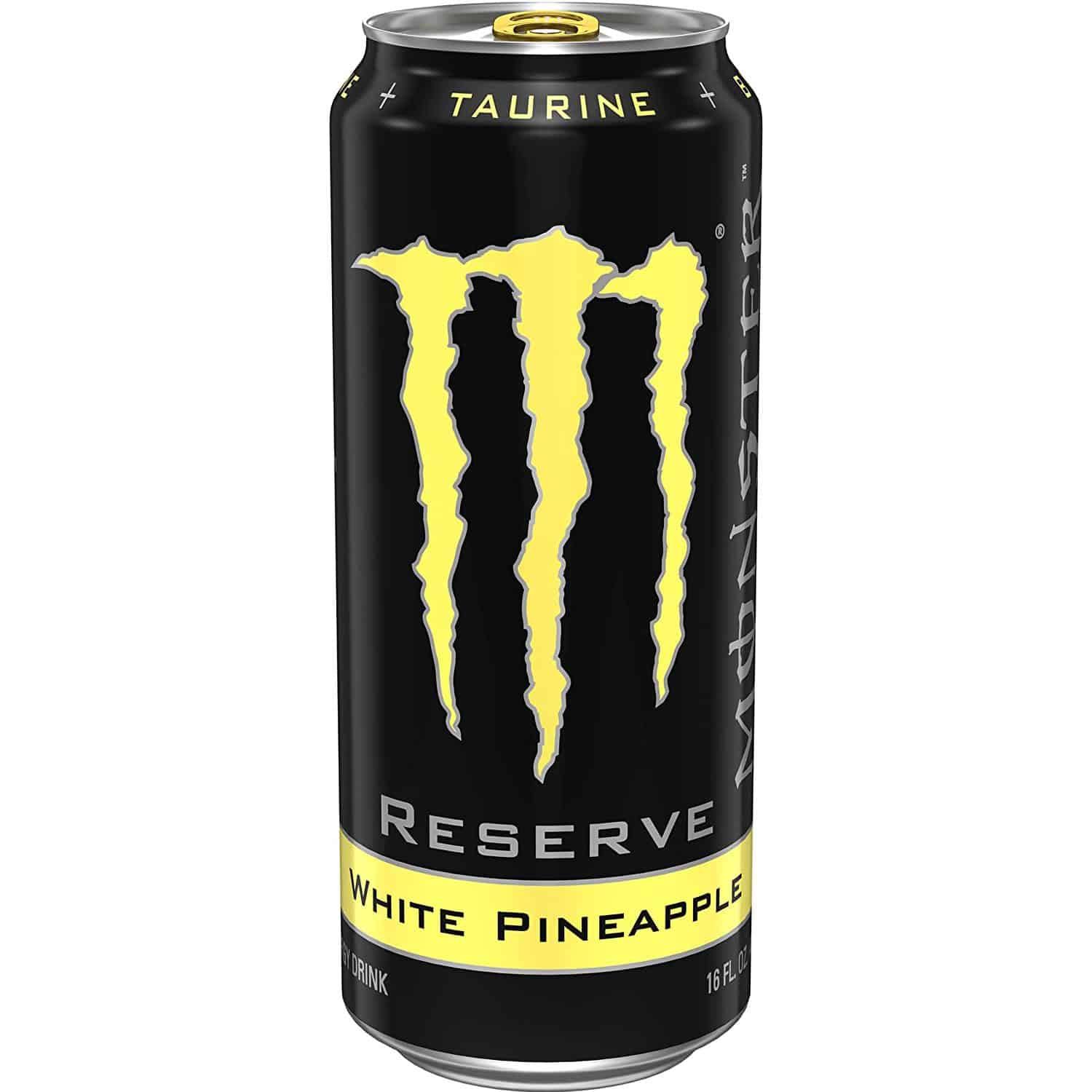 Monster Reserve Energy Drink, White Pineapple - 16 fl oz