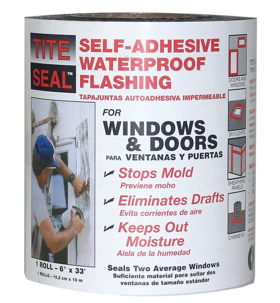 Cofair Products Tite-Seal Self-Adhesive Waterproof Flashing - 6"x33"