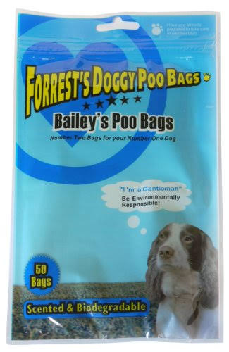 Forrest Bailey's Doggy Poo Bags (50bags) Pack of 20