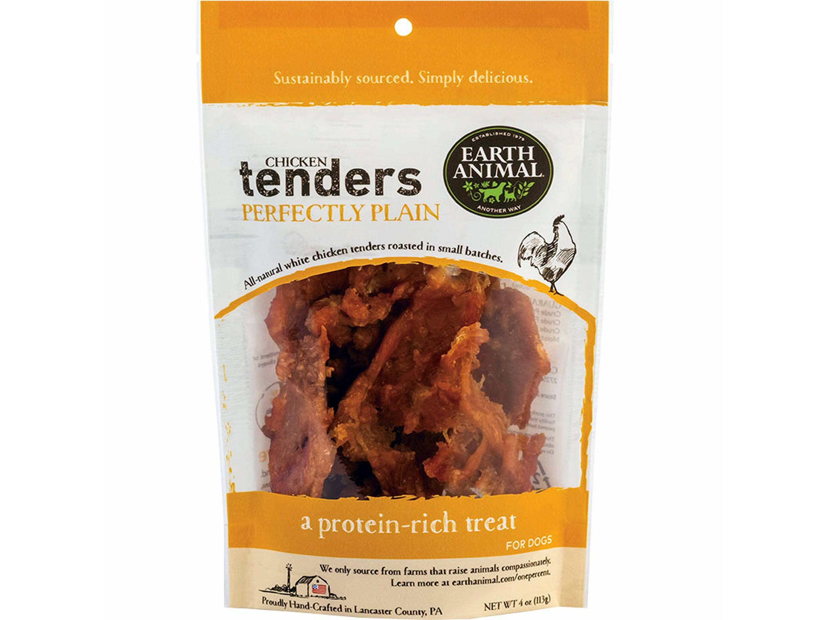 Earth Animal Chicken Tenders Perfectly Plain 4 oz.