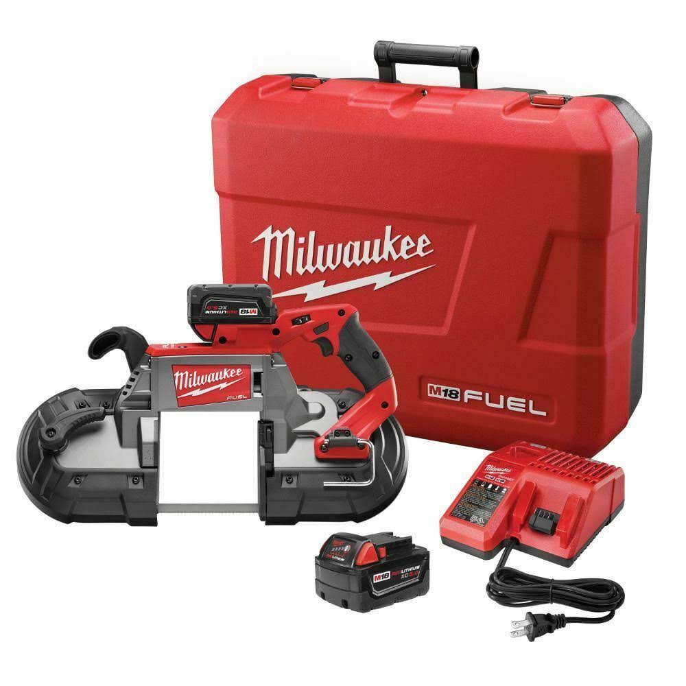 Milwaukee 2729-22 M18 Fuel Deep Cut Band Saw 2 Bat Kit