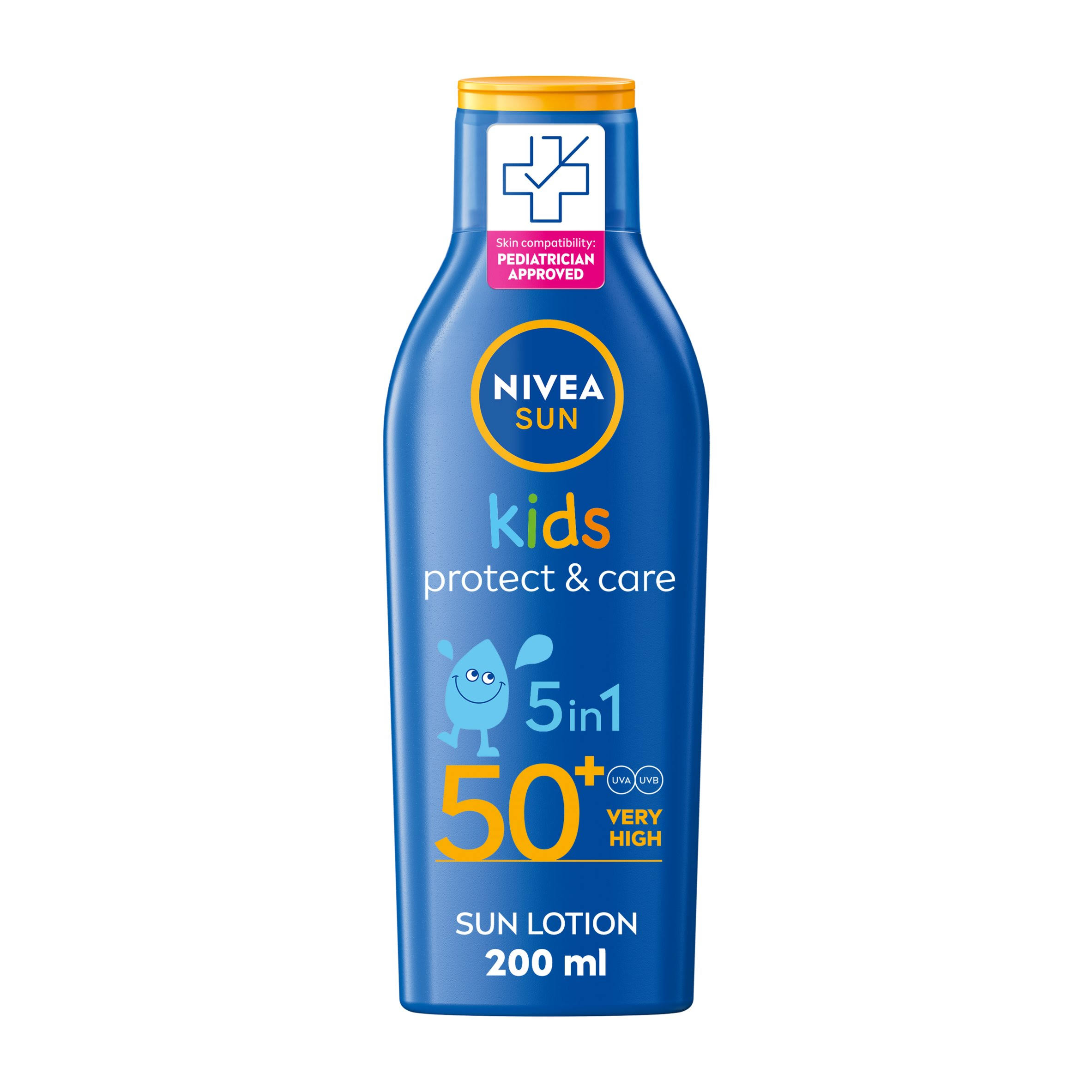 NIVEA Sun Kids Moisturising Sun Lotion - SPF50 Plus, 200ml